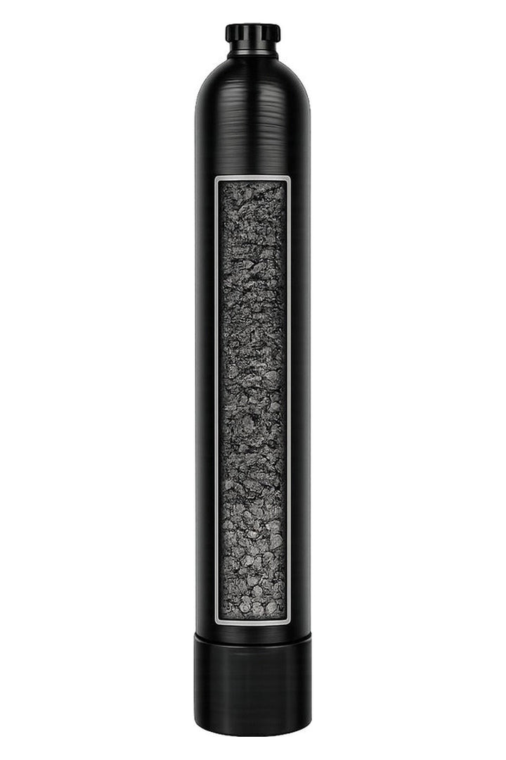 Whole home carbon filtration tank